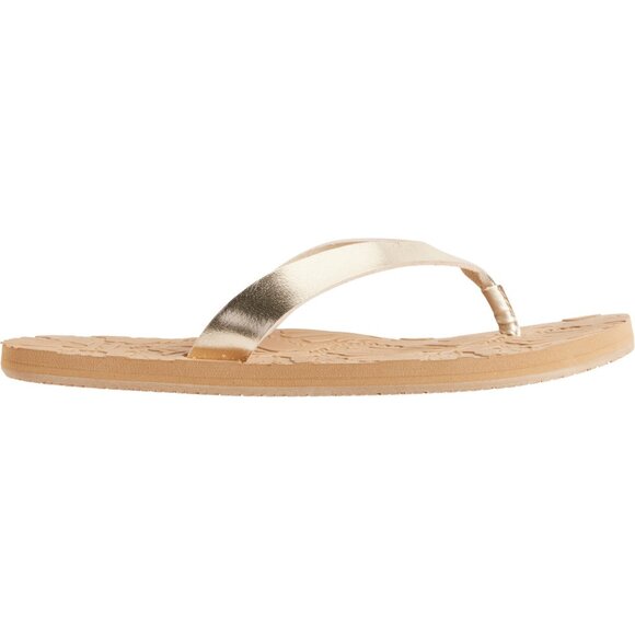 NEW Billabong Kayla Flip Flops For Women in gold 354 - Picture 3 of 6